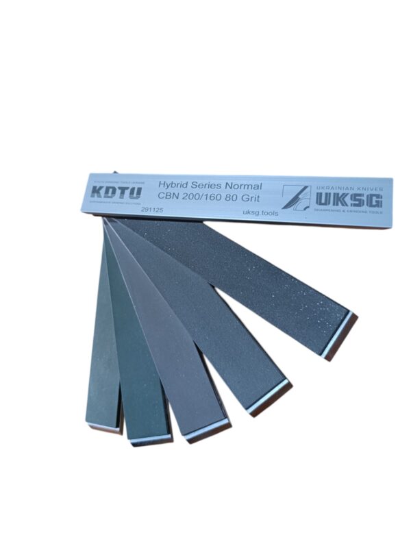 KDTU CBN sharpening stone 1 inch x 6 inch hybrid bond for guided knife sharpening systems