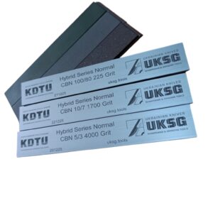KDTU CBN sharpening stone 1x6 hybrid bond professional knife sharpening accessory