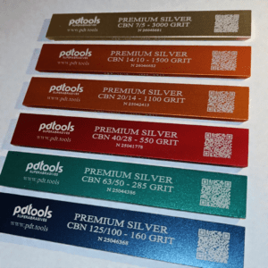 PDT Silver CBN sharpening set with premium vitrified-metal bond sharpening stones
