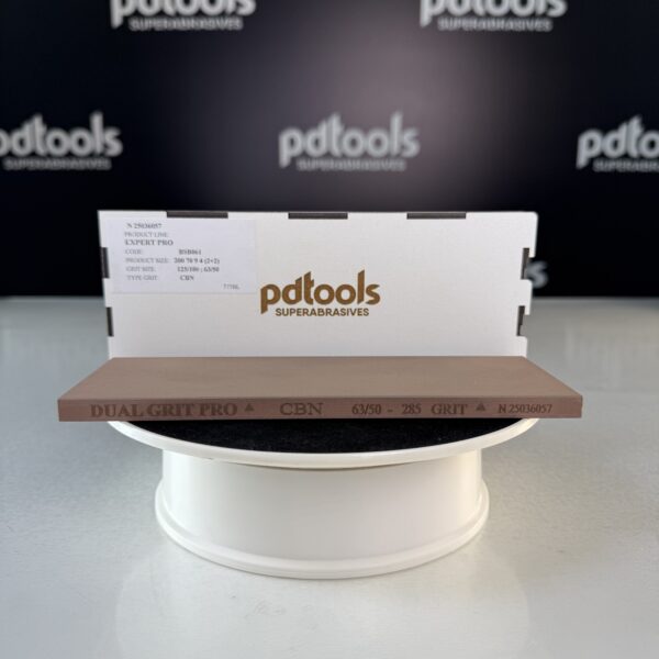 Buy at UKSG - PDT DUAL GRIT PRO CBN Bench Stone (Metal-Resin Bond)