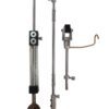Collapsible rod assembly for UKSG Tryzub Sharpener with rotary angle adjustment system