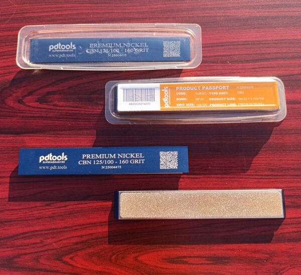PDT Premium Nickel CBN Stone Electroplated Precision Nickel Coated for Extra Durability 160 Grit