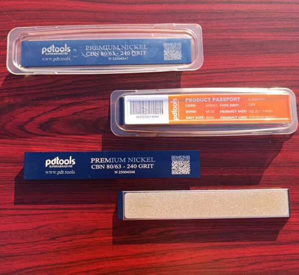 PDT Premium Nickel CBN Stone Electroplated Precision Nickel Coated for Extra Durability 240 Grit