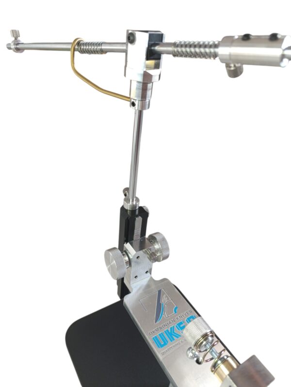 UKSG Tryzub Sharpener – precision knife sharpening system made in Ukraine with adjustable angle and rotary mechanism