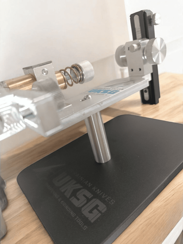 UKSG Tryzub Sharpener – precision knife sharpening system made in Ukraine with adjustable angle and rotary mechanism
