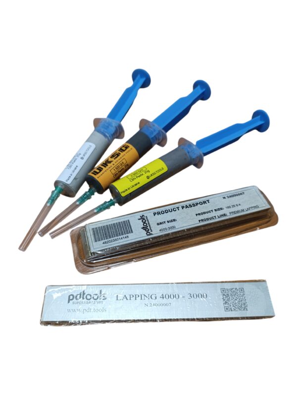 PDT cast iron lapping stone 4000–3000 grit used with polishing compound for final knife edge finishing PDT cast iron lapping stone 4000–3000 grit used with polishing compound for final knife edge finishing