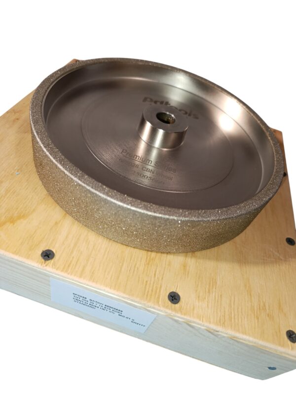 CBN Grinding Wheel 8″ × 1 12″ × 58″ – Light Body (1800 RPM) 2 CBN Grinding Wheel 8″ × 1 12″ × 58″ – Light Body (1800 RPM) 2