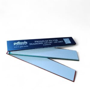 PDT Premium Silver Diamond Stone 1x6 inch with vitrified-metal bond from UKSG Tools