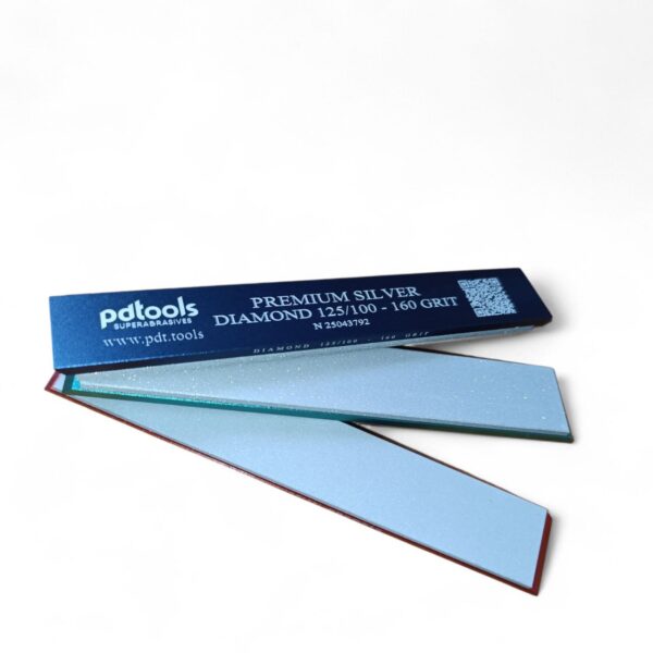 PDT Premium Silver Diamond Stone 1x6 inch with vitrified-metal bond from UKSG Tools