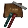 PDT Premium Silver Diamond sharpening stone 1x6 inch, vitrified-metal bond, for professional knife sharpening systems from UKSG Tools