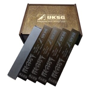 KDTU Silver CBN Stone 1″ x 6″ — BLADE BEAST Sharpening Stone from UKSG Tools