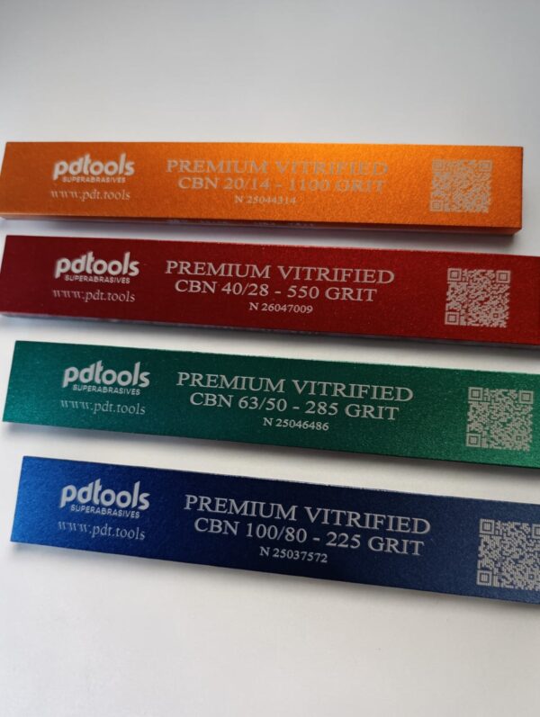 PDT premium vitrified CBN sharpening stones set for knife edge