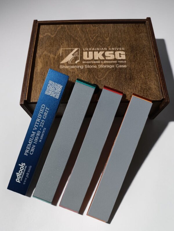 Stones set CBN for kitchen and outdoor knives from UKSG