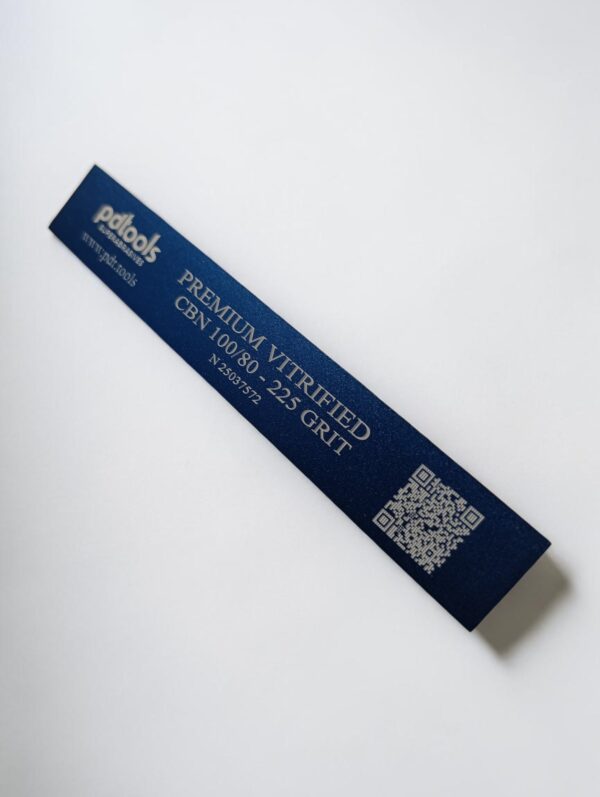 • 225 grit CBN stone for knife sharpening edge preparation vitrified bond