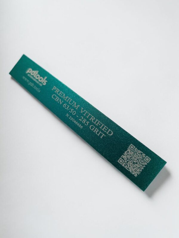 • 285 grit CBN stone for knife sharpening scratch refinement stage